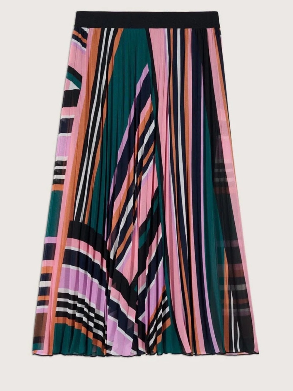 ba&sh UHENDY Pleated Mid-Length Skirt L - Picture 6 of 14